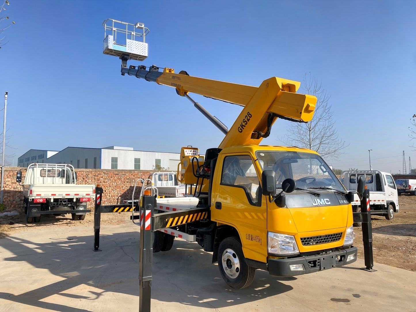 Used JMC SHUNDA 115HP 28m Aerial Working Platform Truck