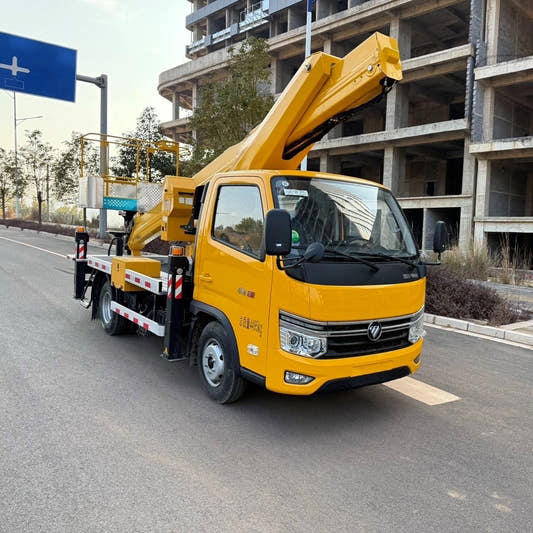Used Foton 122HP Aerial Work Platform Truck for Sale side view