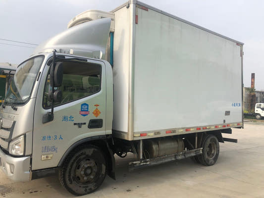 Used Foton 131HP Refrigerated Truck for Sale rear side view