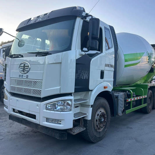 Used FAW 15M³ Concrete Mixer Truck for Sale side view