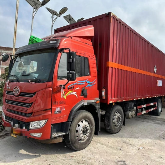 Used FAW 260HP Hazardous Cargo Truck for Sale side view