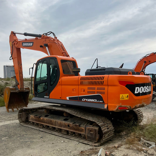 Used Doosan DX260LC-9C Excavator for Sale side view
