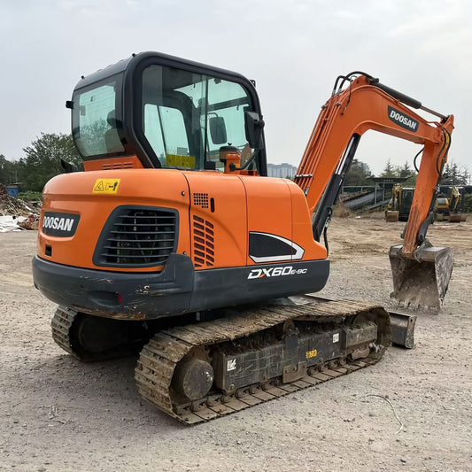 Used Doosan DX60E-9C Excavator for Sale side view