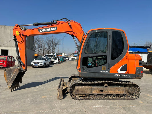 Used Doosan DX75-9C Excavator for Sale rear side view