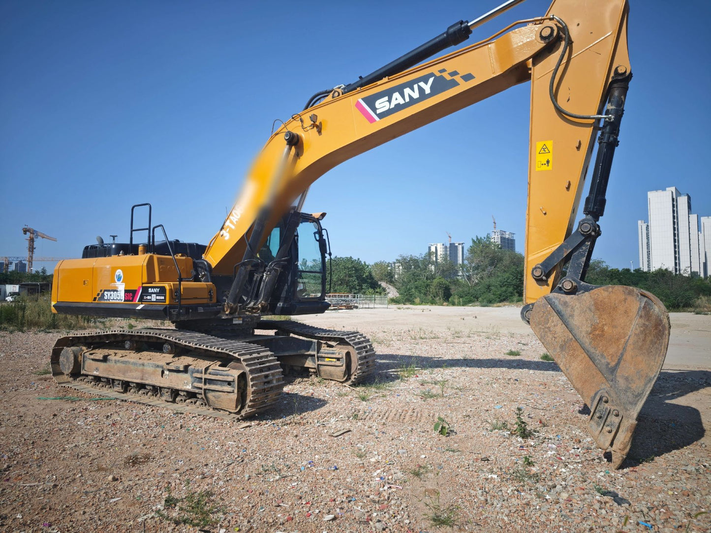 Used SANY SY305H SIC crawler excavator real inventory view 6
