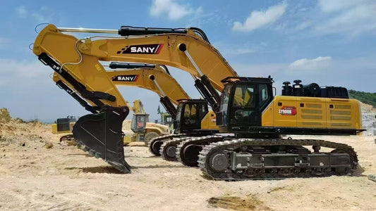 Used Sany SY900H Excavator for Sale rear side view