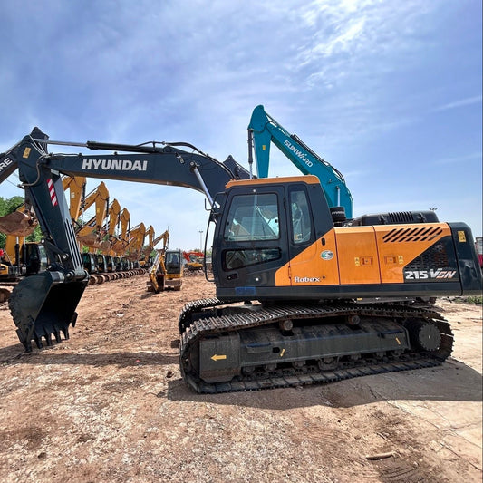 Used Hyundai R215VSN Excavator for Sale side view
