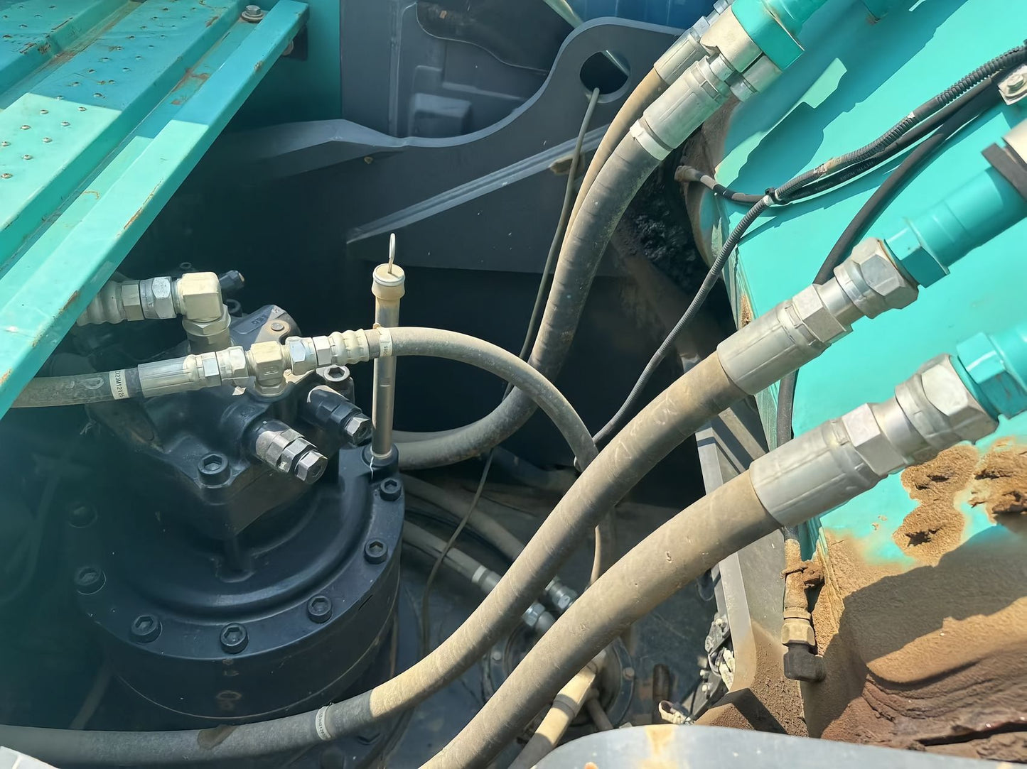 Used Kobelco SK380XD Excavator for Sale bucket and boom detail for sale