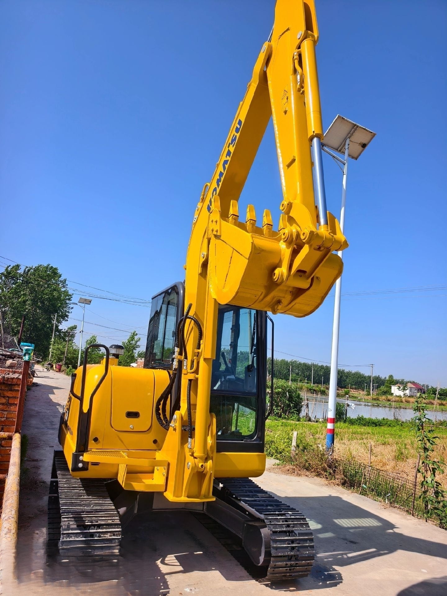 Used Komatsu PC56 Excavator for Sale rear view for sale