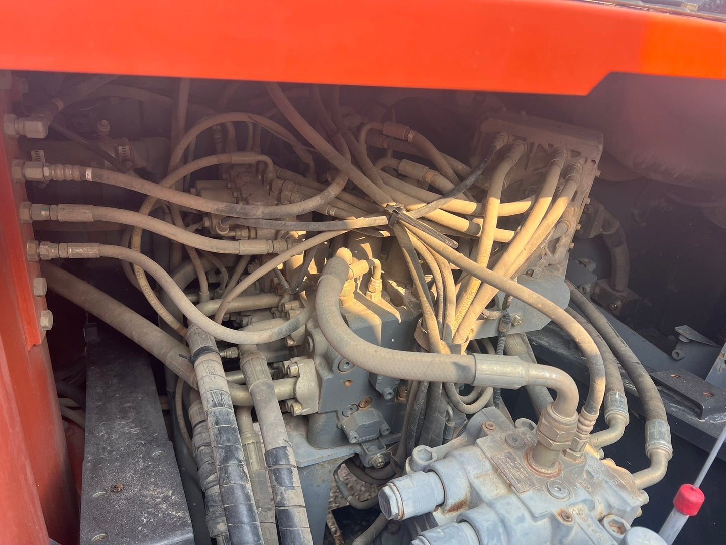 Used HITACHI ZX200-5A crawler excavator real inventory view 6