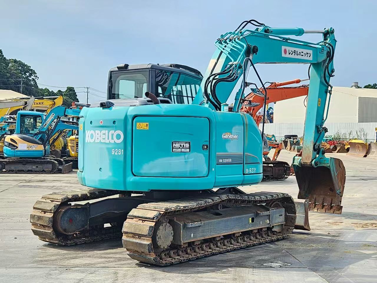 Used Kobelco SK135SR-7 Excavator for Sale bucket and boom detail for sale