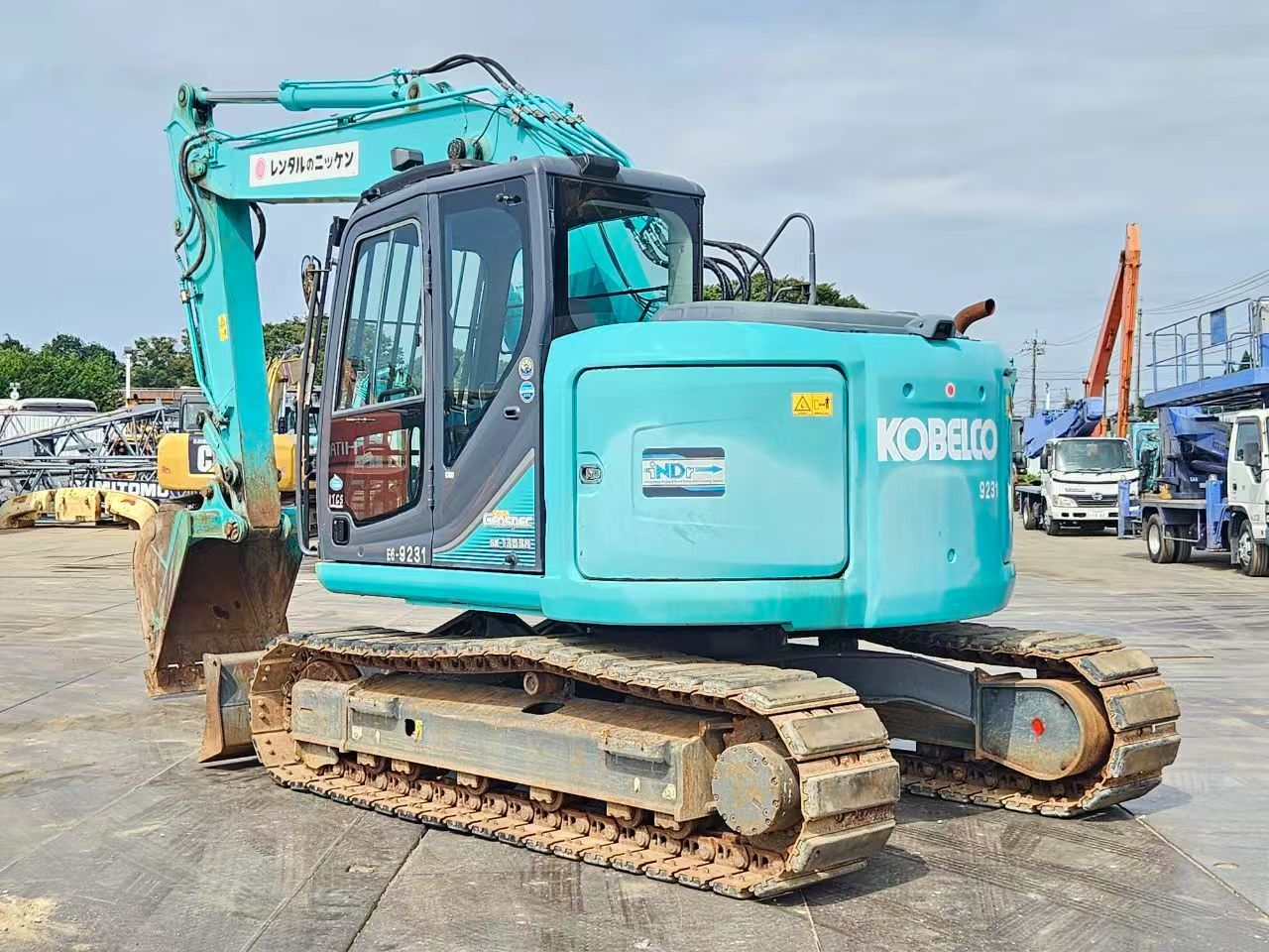 Used Kobelco SK135SR-7 Excavator for Sale front working view for sale