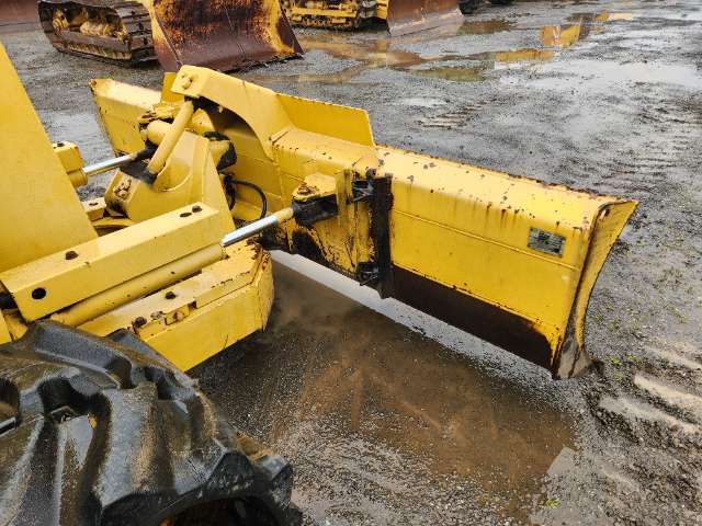 Used Komatsu D21P Bulldozer for Sale engine and hydraulic area for sale