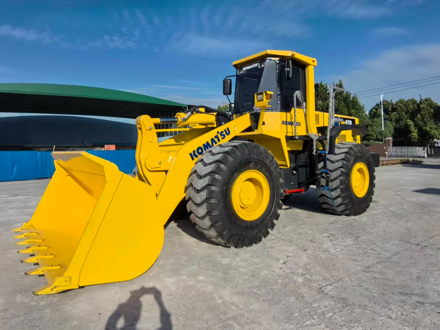 Used Komatsu WA470 Wheel Loader for Sale rear view for sale