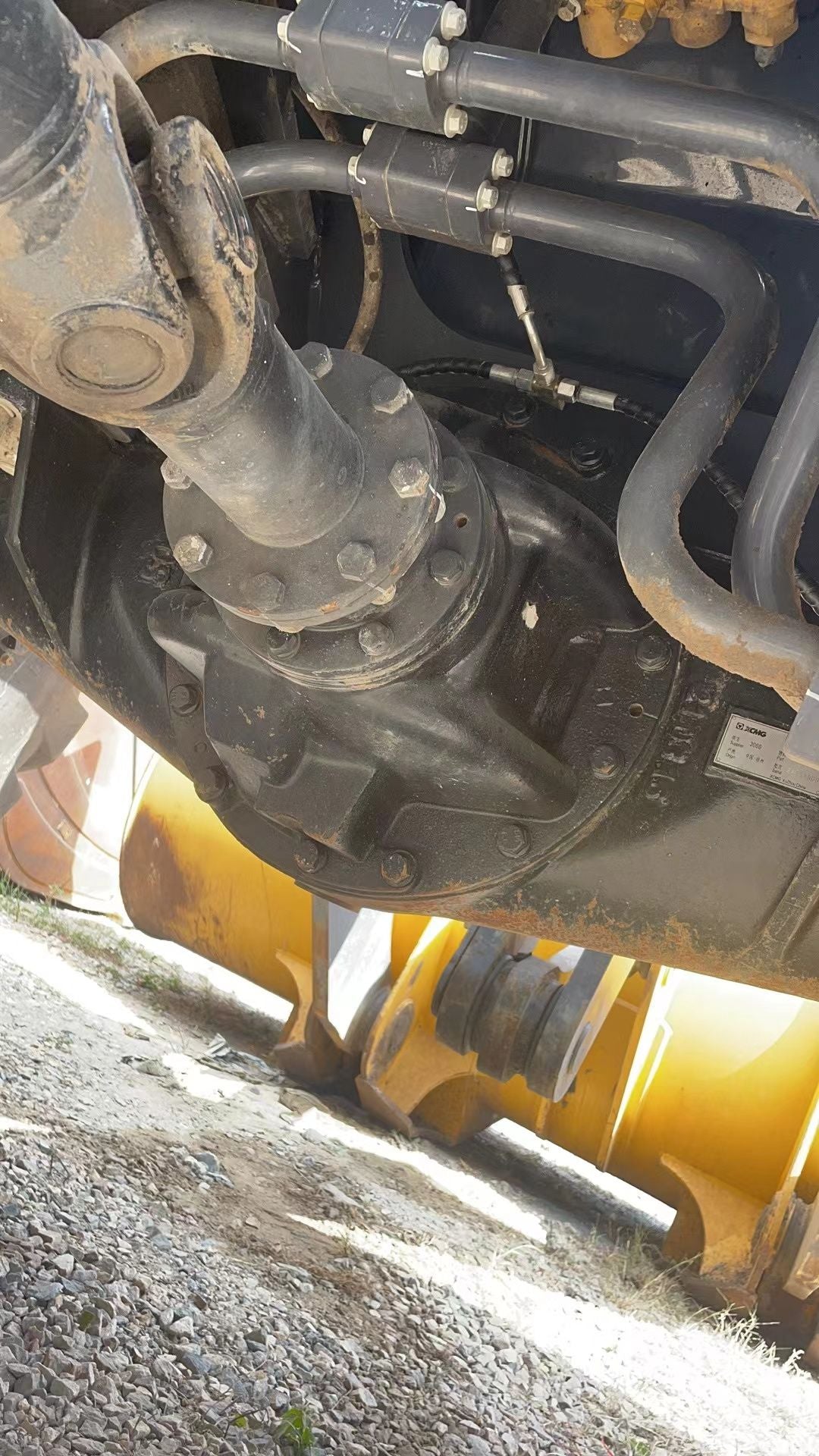 Used XCMG LW550FV Wheel Loader for sale rear view for sale