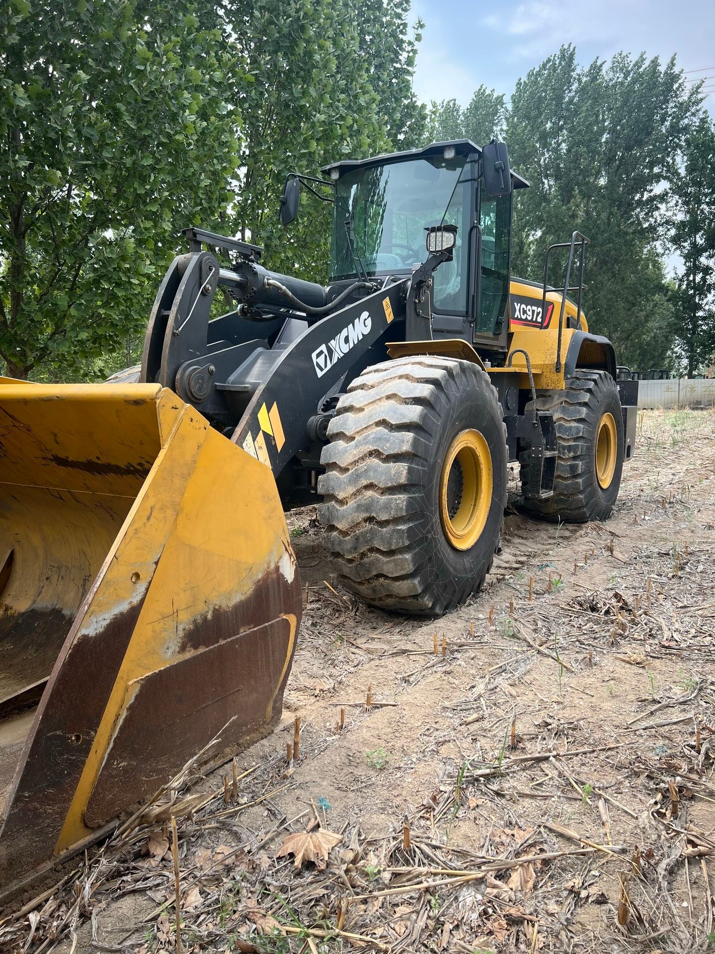 Used XCMG XC972Wheel Loader for sale bucket and boom detail for sale