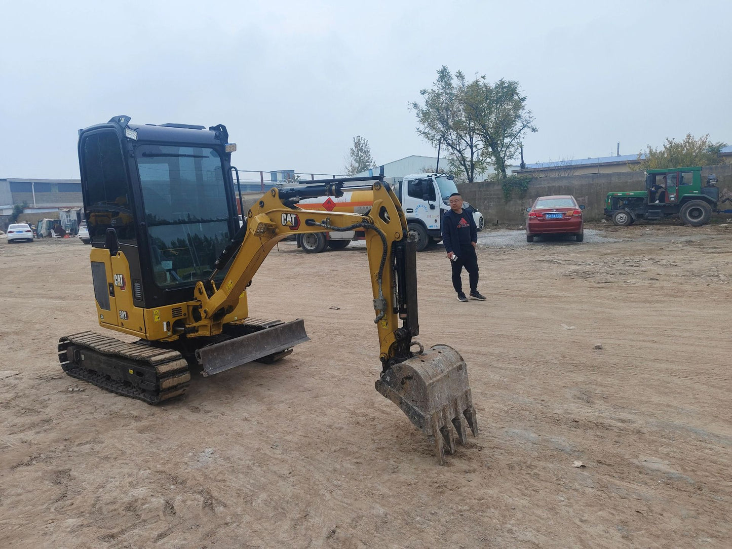 Used CAT 302CR crawler excavator real inventory view 6