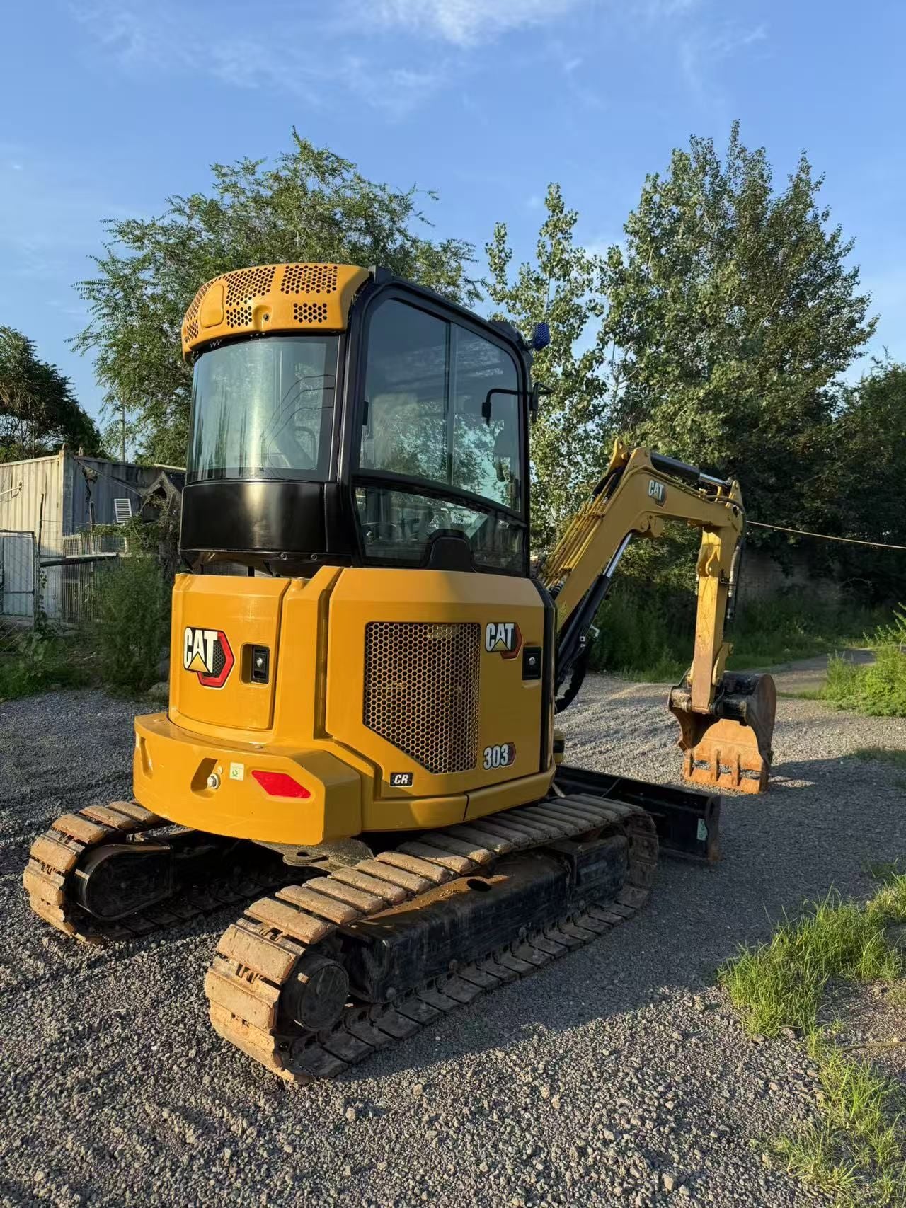 Used CAT 303CR crawler excavator real inventory view 2