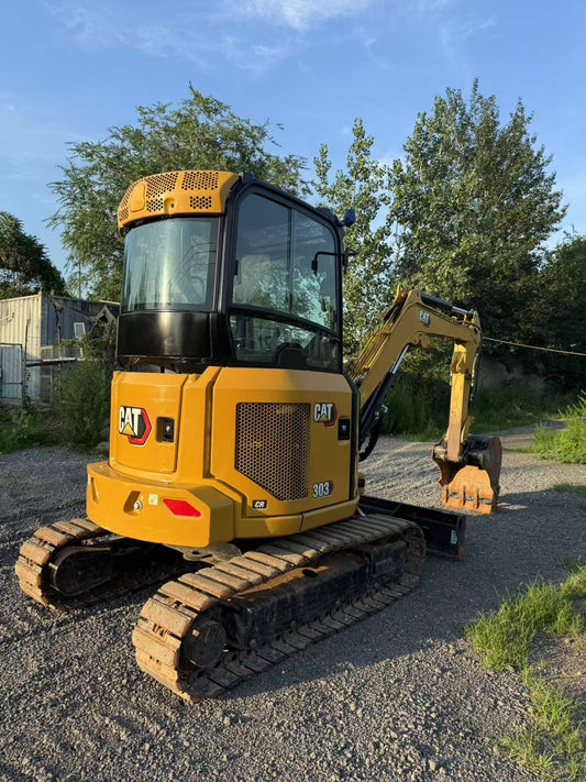 Used CAT 303CR crawler excavator real inventory view 2