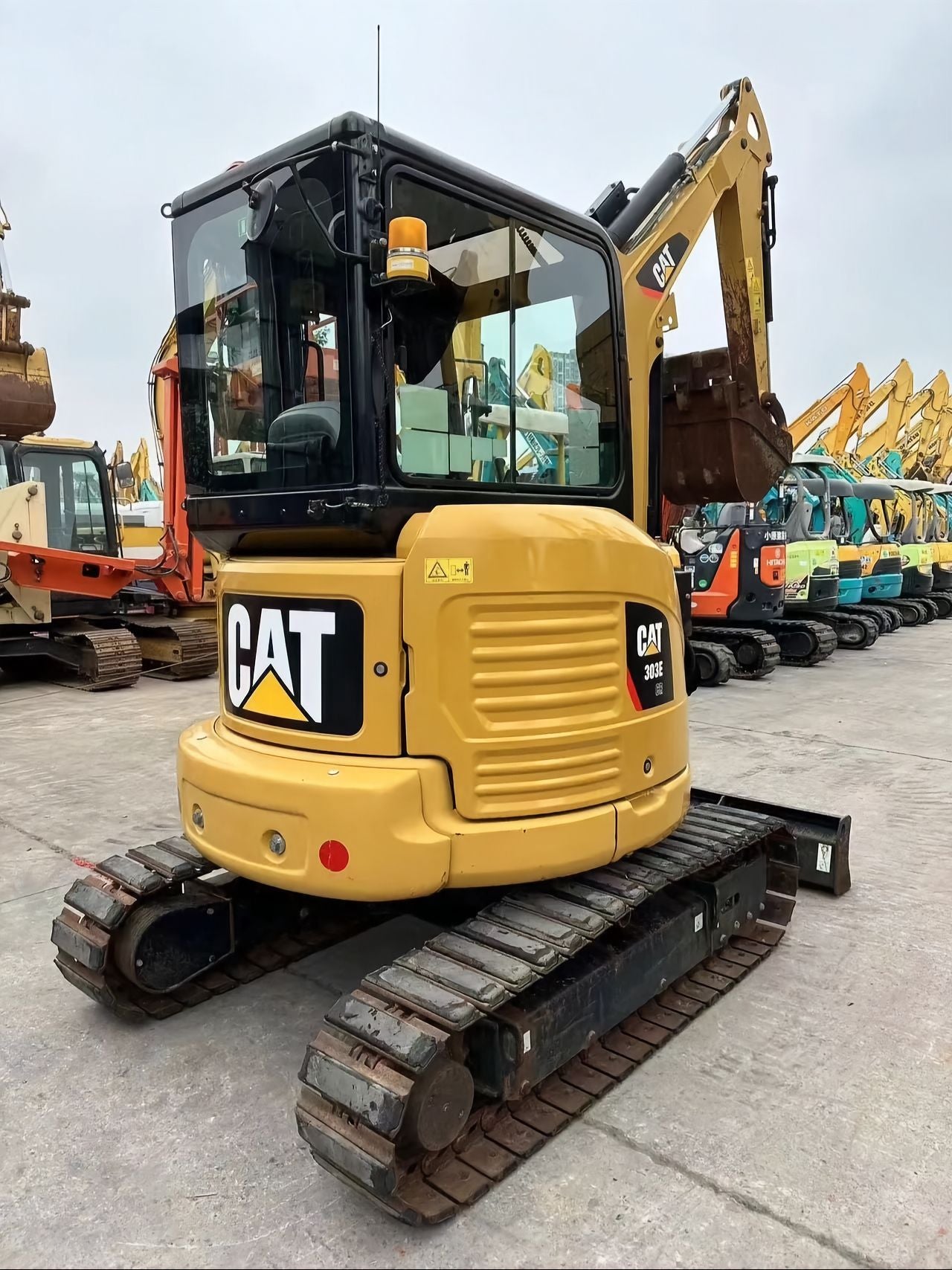 Used CAT 303E CR crawler excavator real inventory view 4