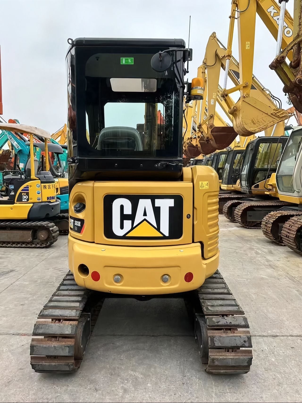 Used CAT 303E CR crawler excavator real inventory view 5