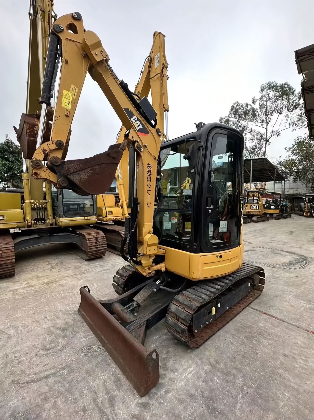 Used CAT 303E CR crawler excavator real inventory view 6