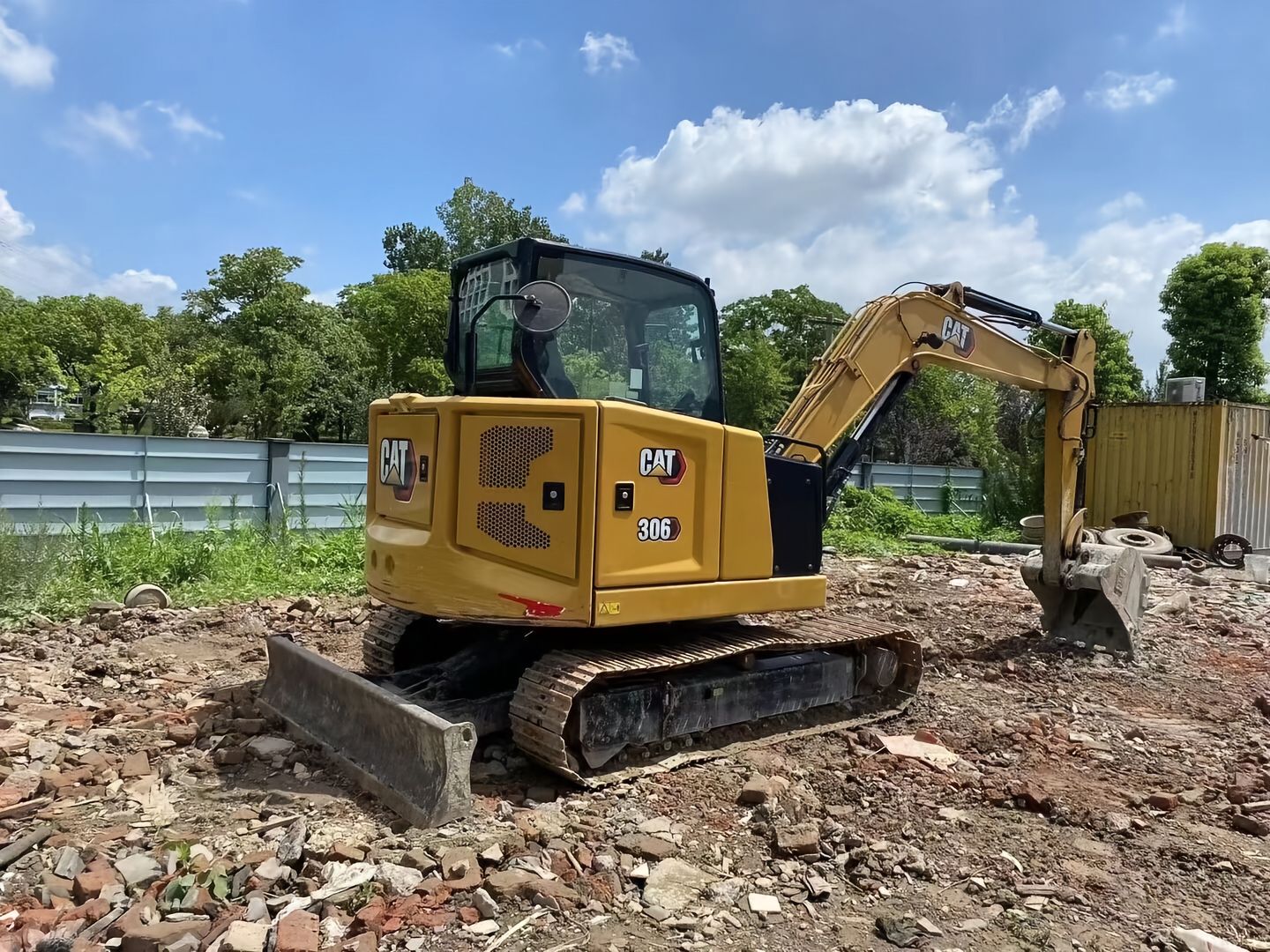 Used CAT 306 crawler excavator real inventory view 2