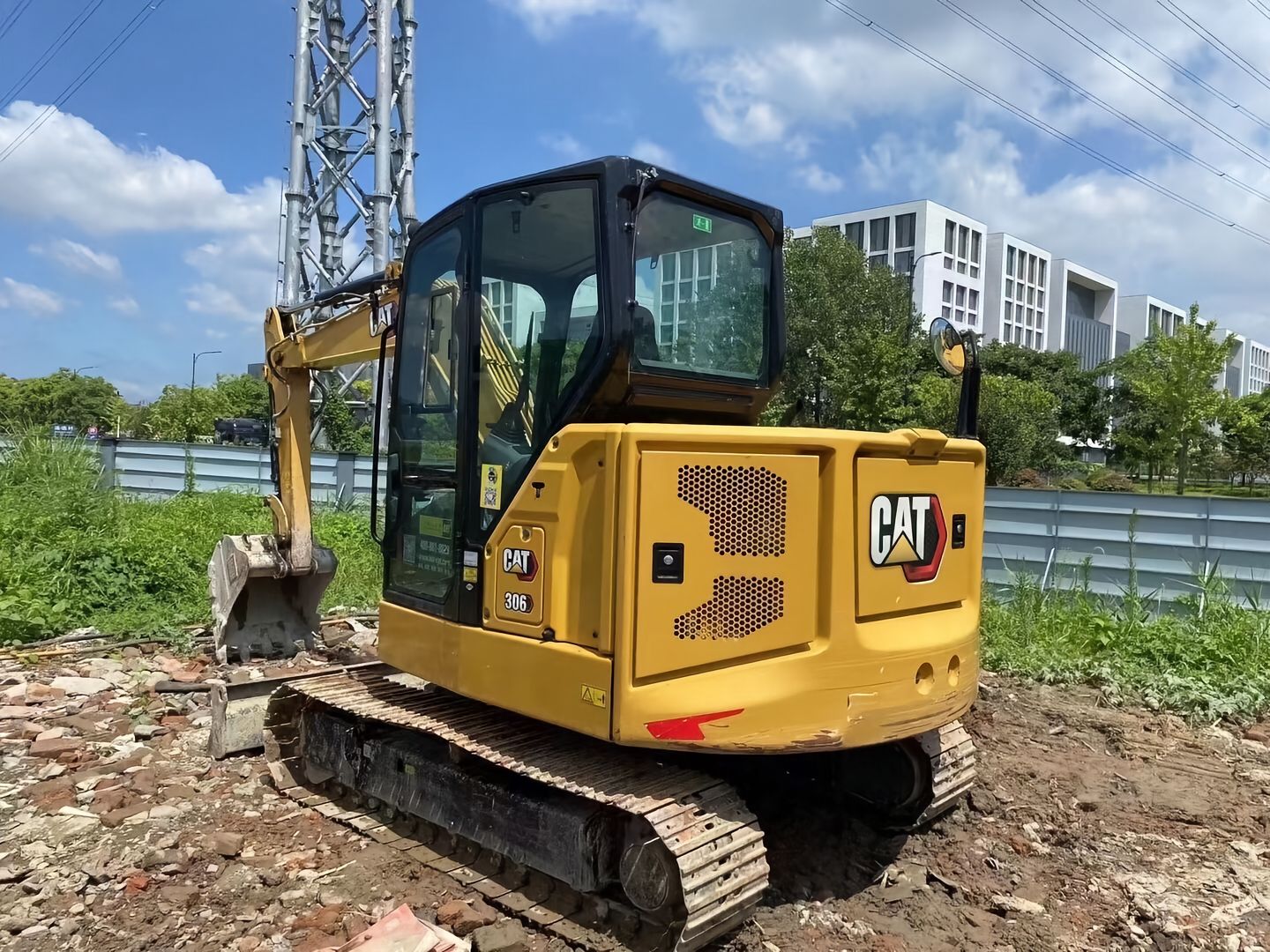 Used CAT 306 crawler excavator real inventory view 4