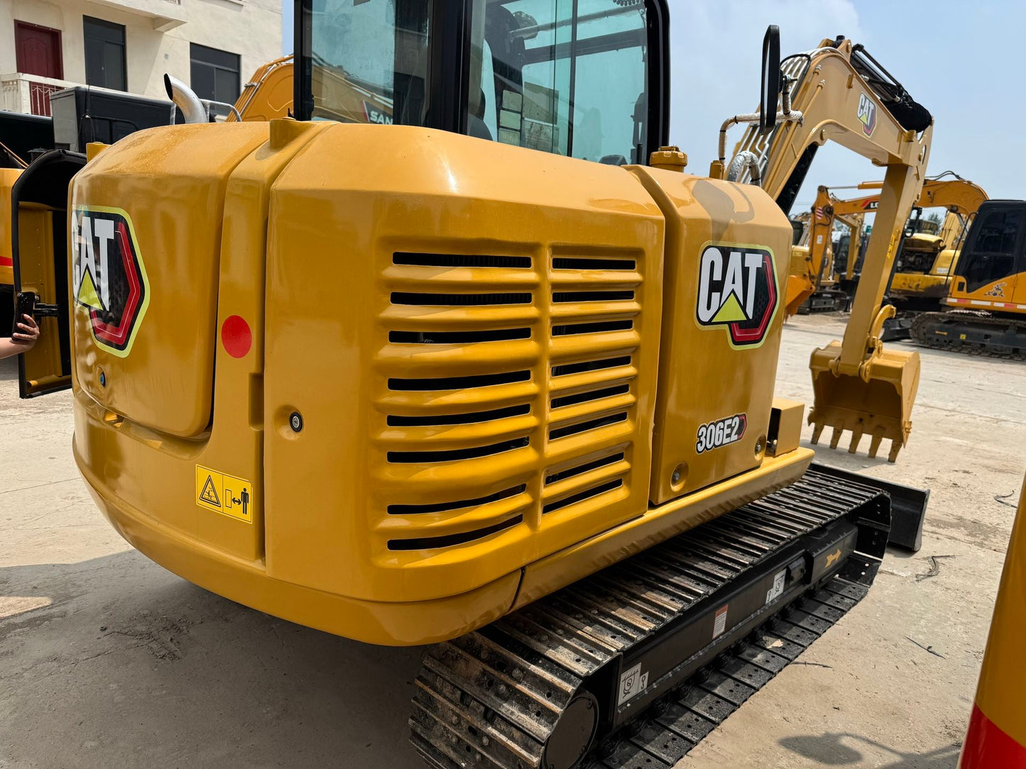 Used CAT 306E2 crawler excavator real inventory view 5