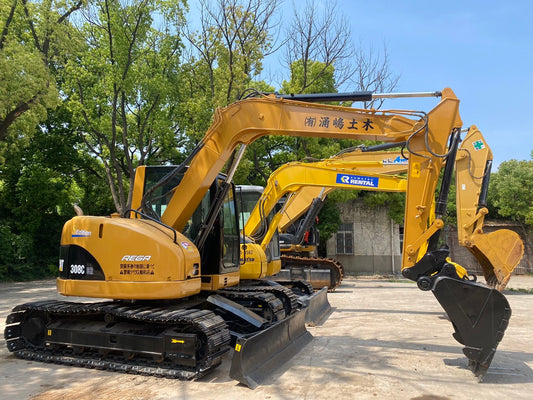 Used CAT 308C CR crawler excavator real inventory view 2