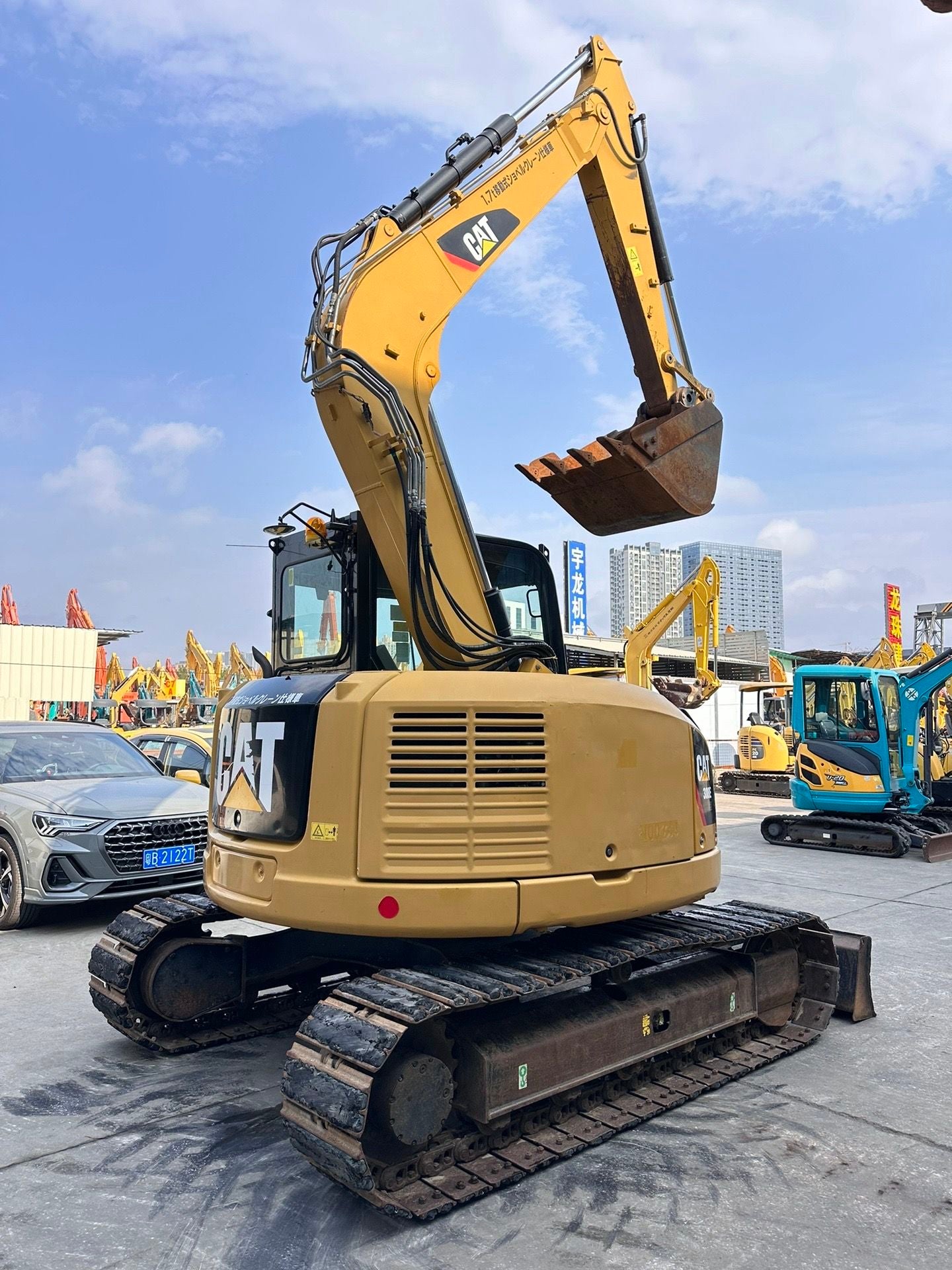 Used CAT 308E crawler excavator real inventory view 3