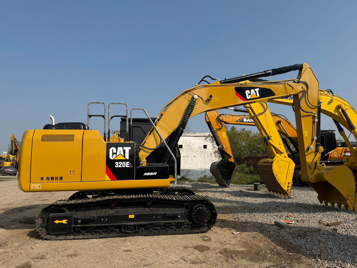 Used CAT 320EL crawler excavator real inventory view 3