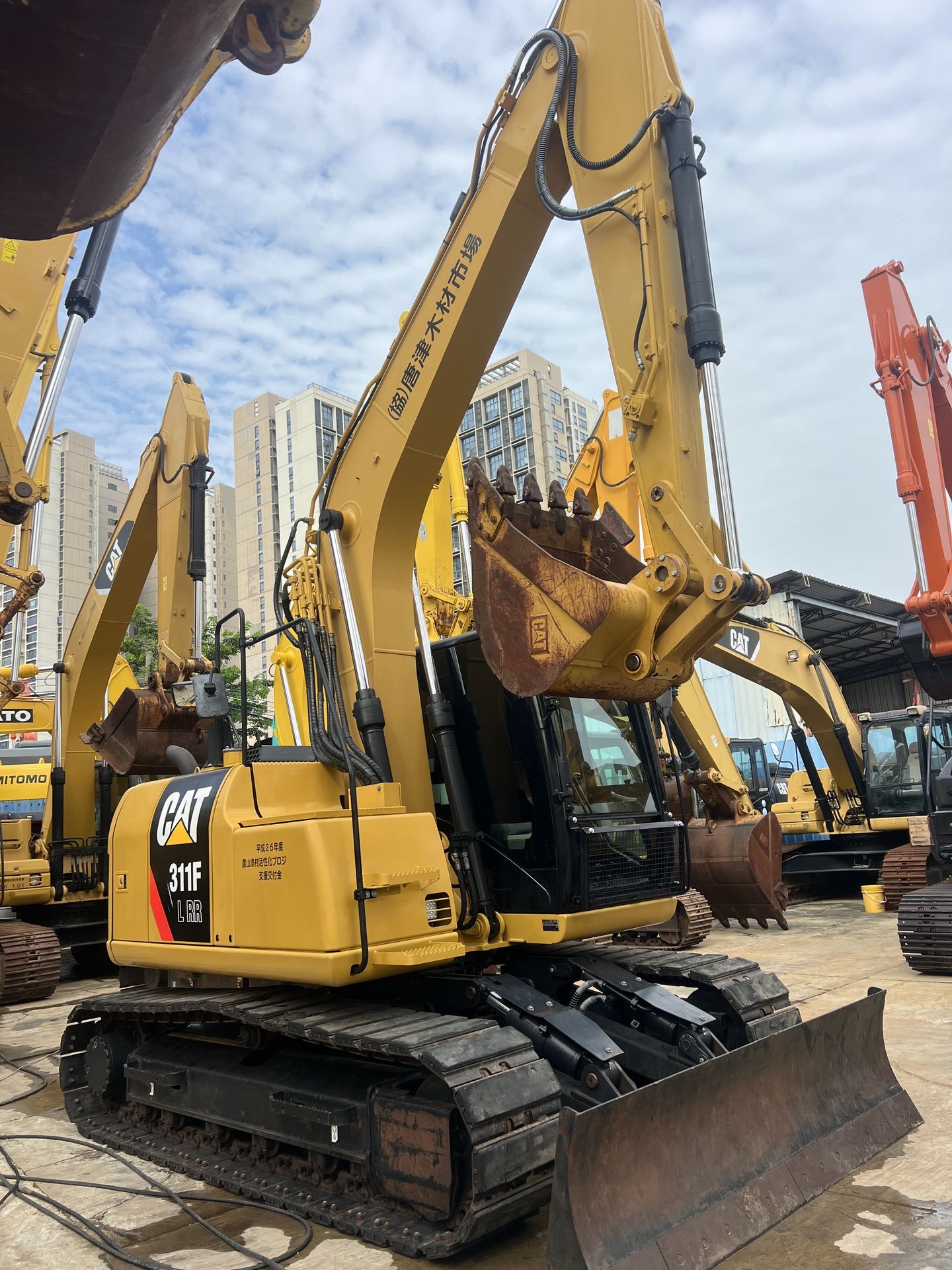 Used CAT 311FL RR crawler excavator real inventory view 4