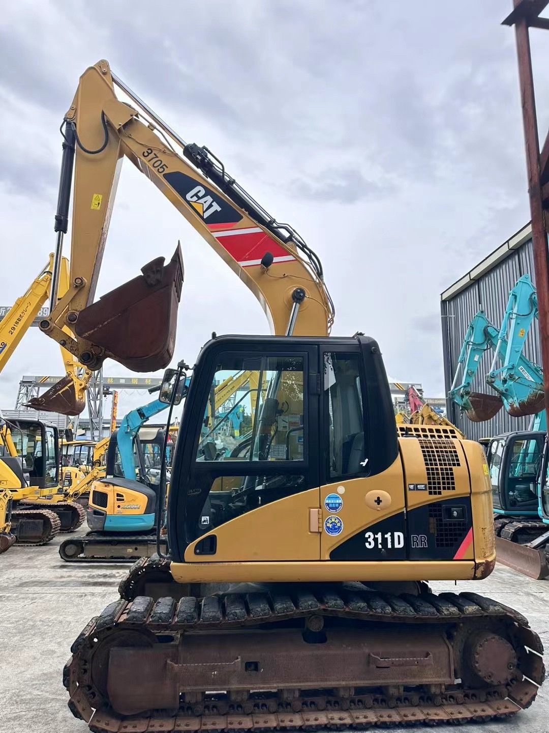 Used CAT 311D RR crawler excavator real inventory view 4