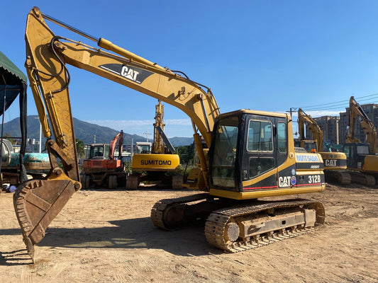 Used CAT 312B crawler excavator real inventory view 2