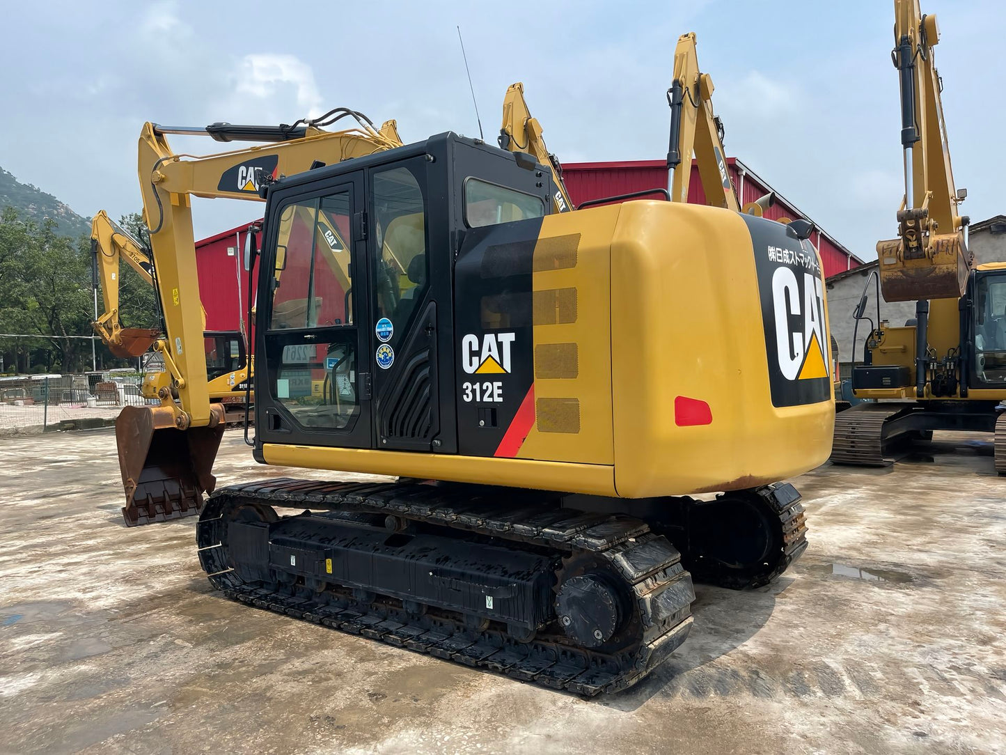 Used CAT 312E crawler excavator real inventory view 7