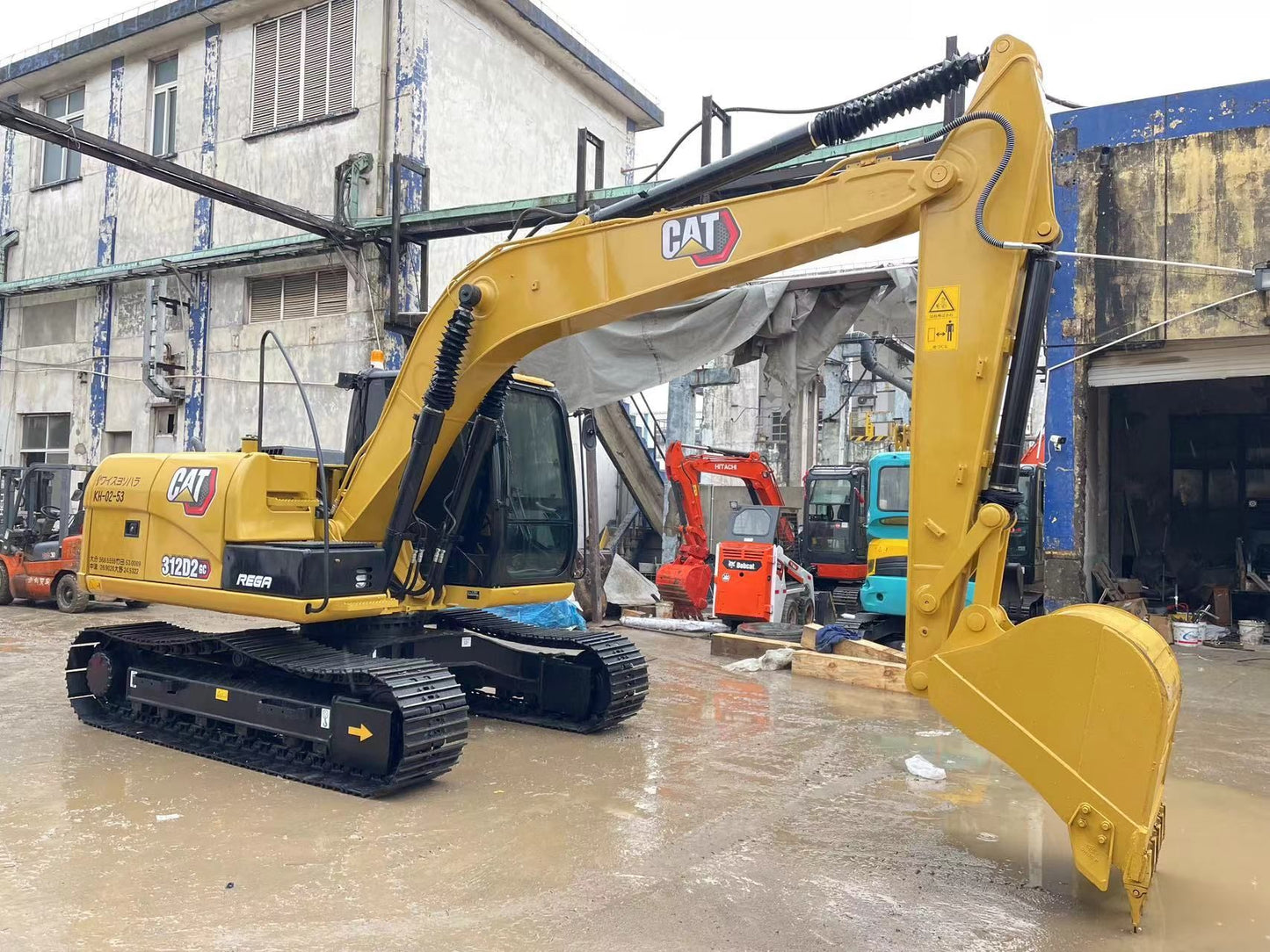 Used CAT 312D2GC crawler excavator real inventory view 6
