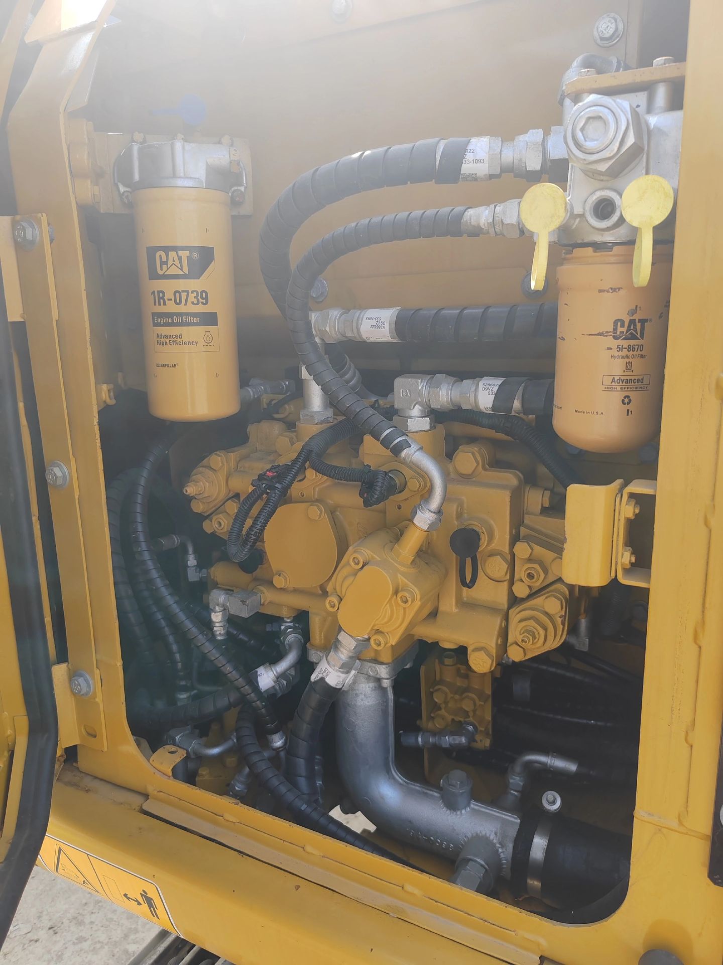 Used CAT 312D2 crawler excavator real inventory view 3