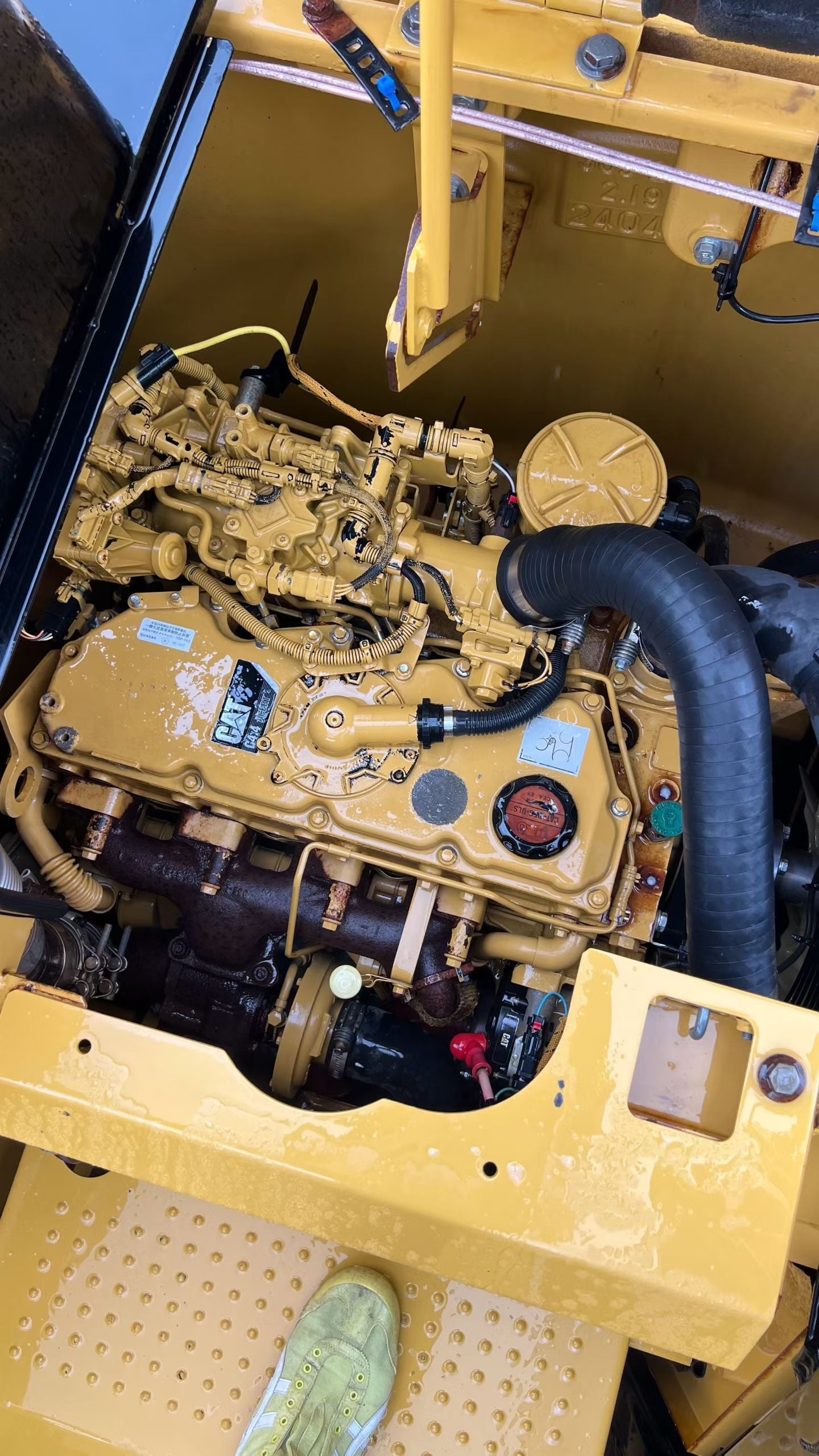 Used CAT 314E CR crawler excavator real inventory view 7