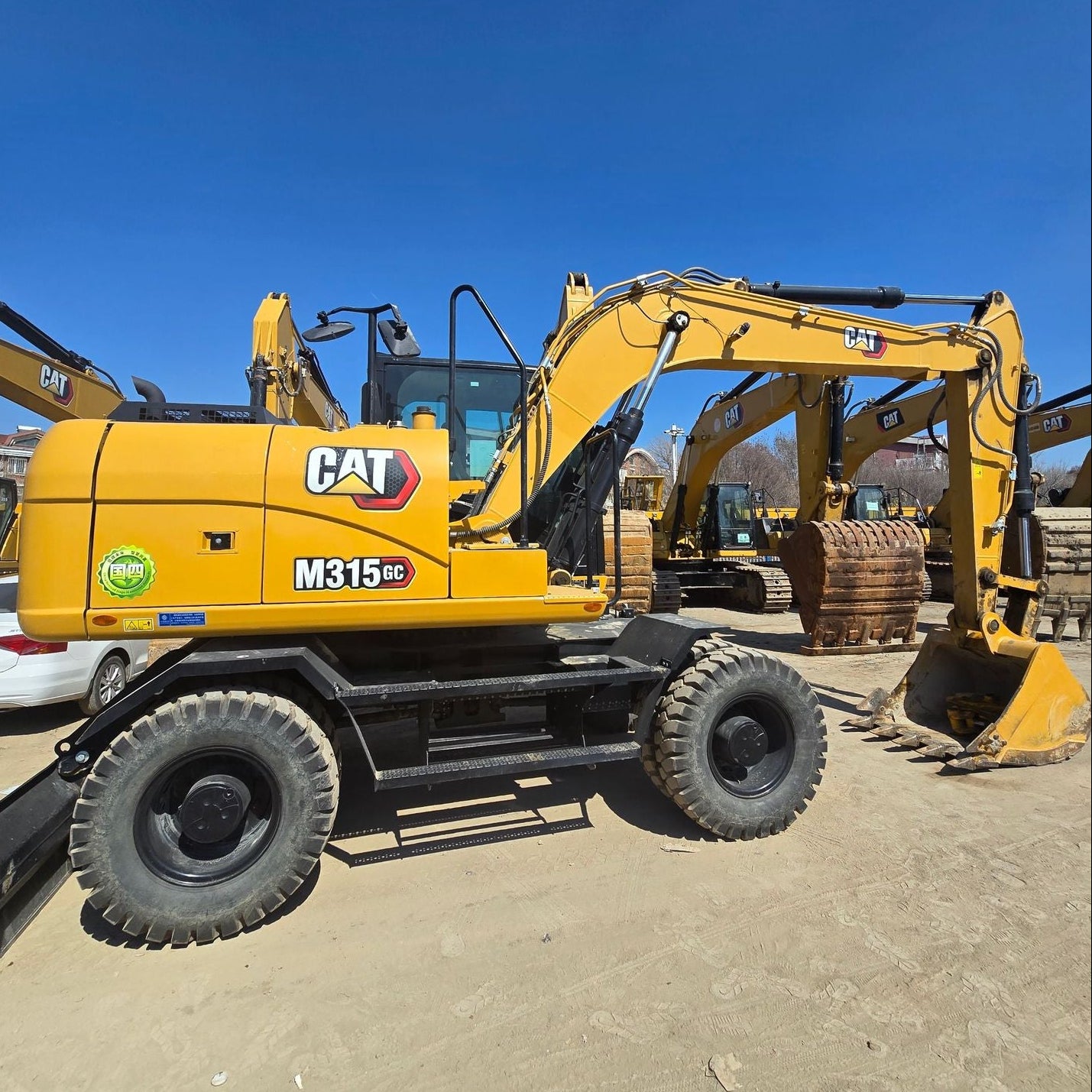 Used CAT M315GC wheel excavator real inventory view 1