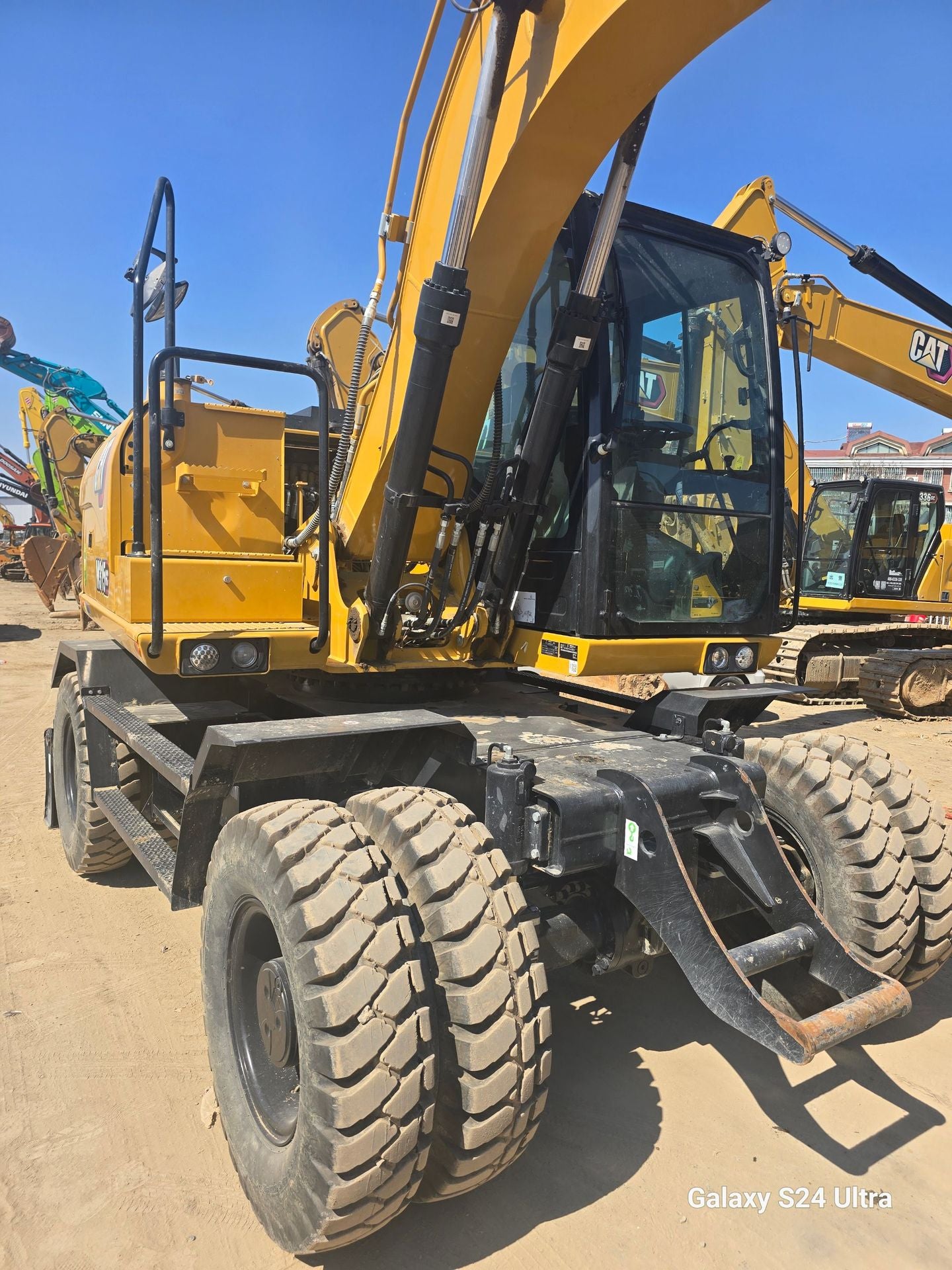 Used CAT M315GC wheel excavator real inventory view 5
