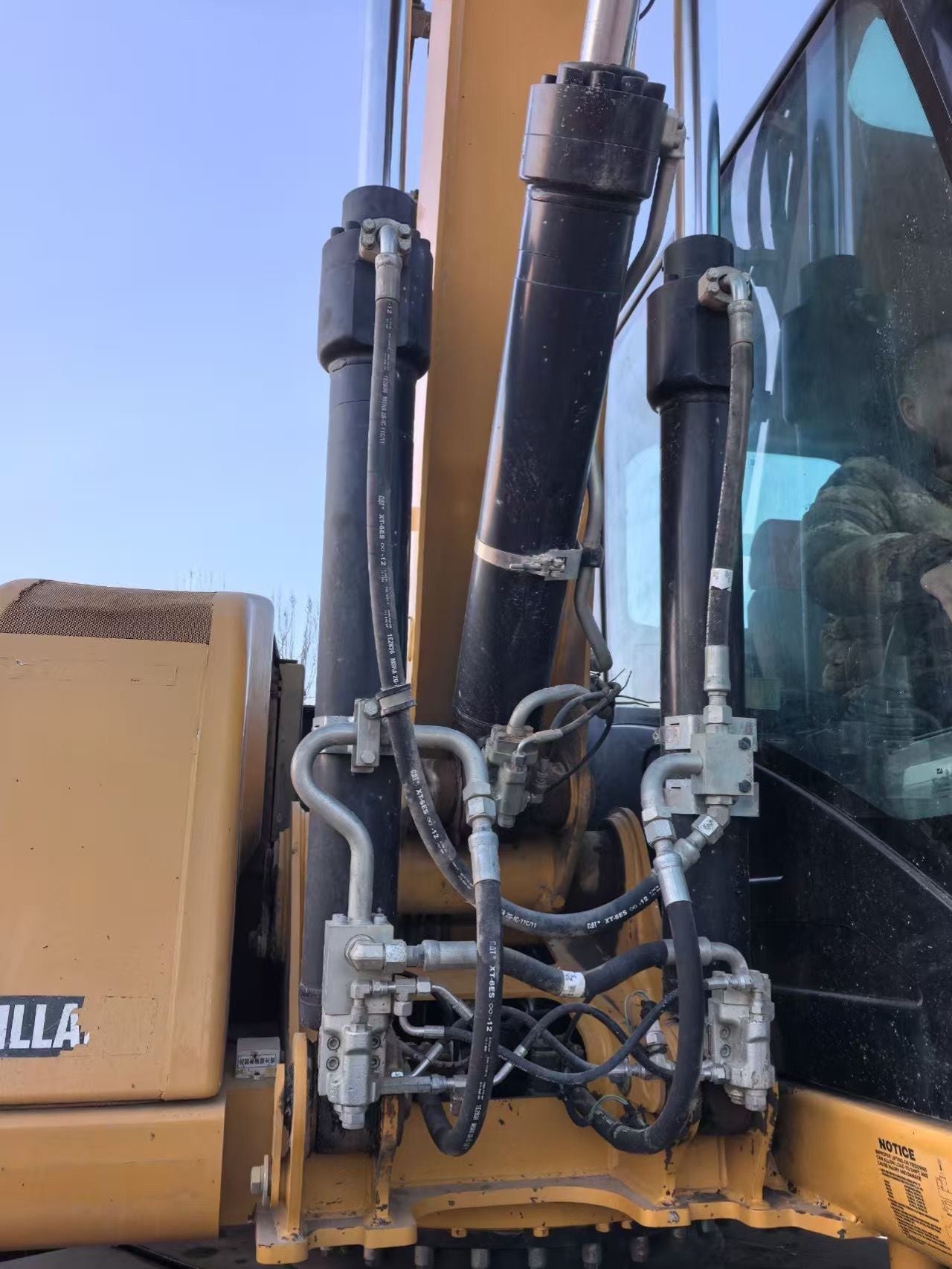 Used CAT M313D wheel excavator real inventory view 2