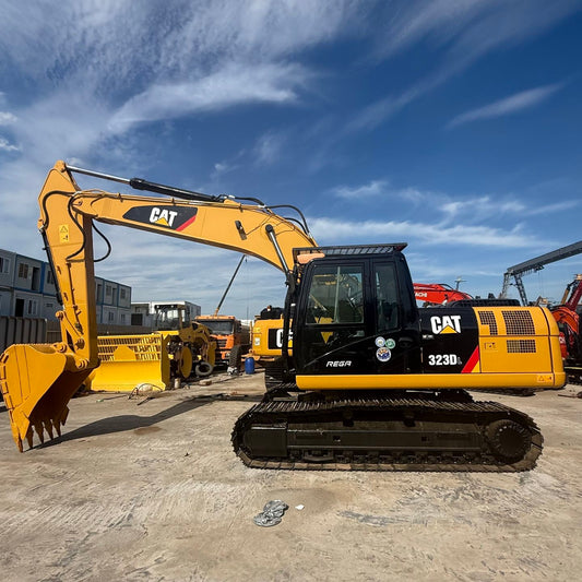 Used CAT 323DL crawler excavator real inventory view 1
