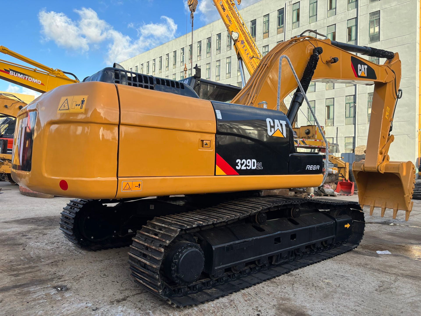 Used CAT 329D2L crawler excavator real inventory view 4