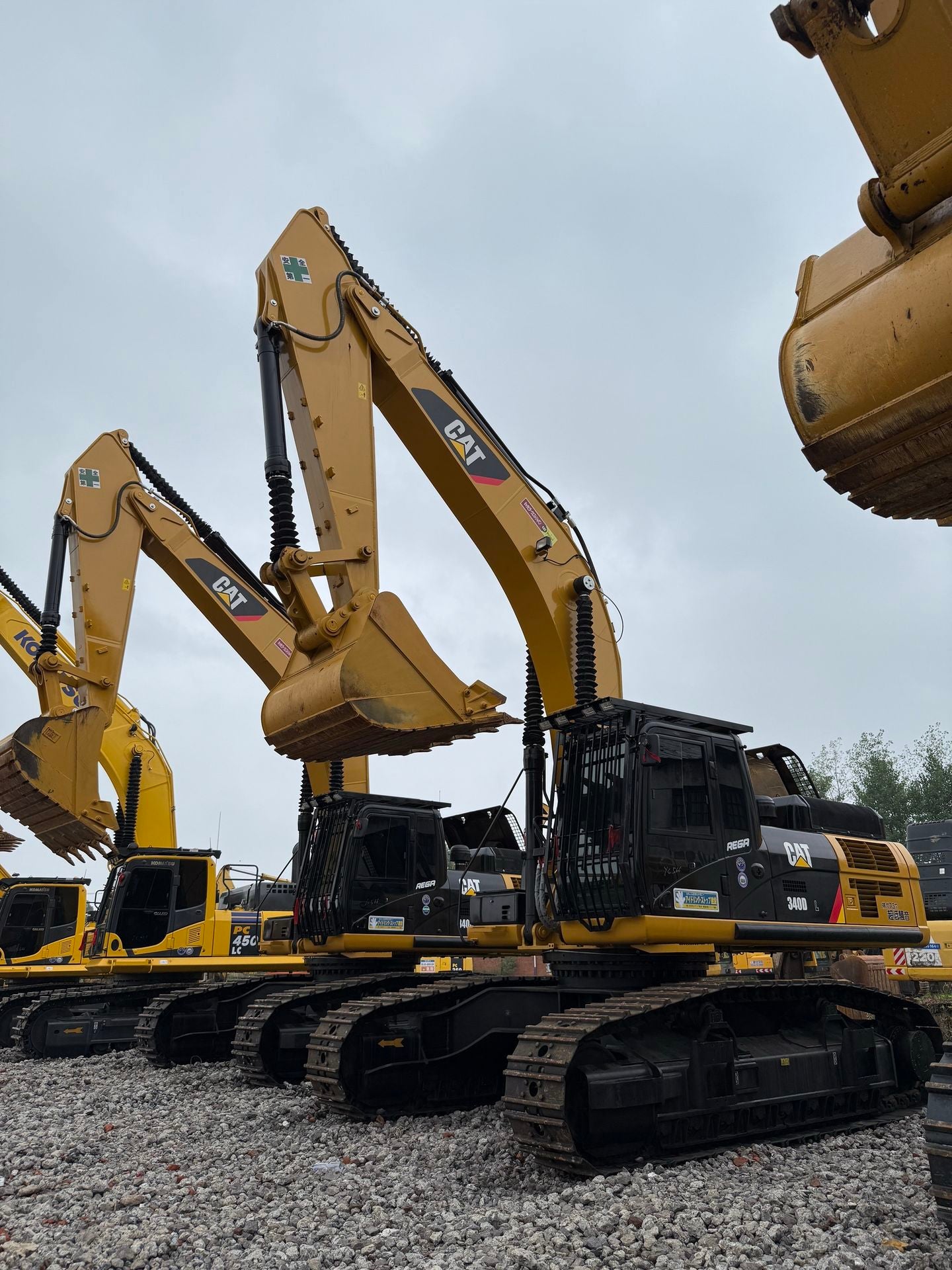 Used CAT 340DL crawler excavator real inventory view 3