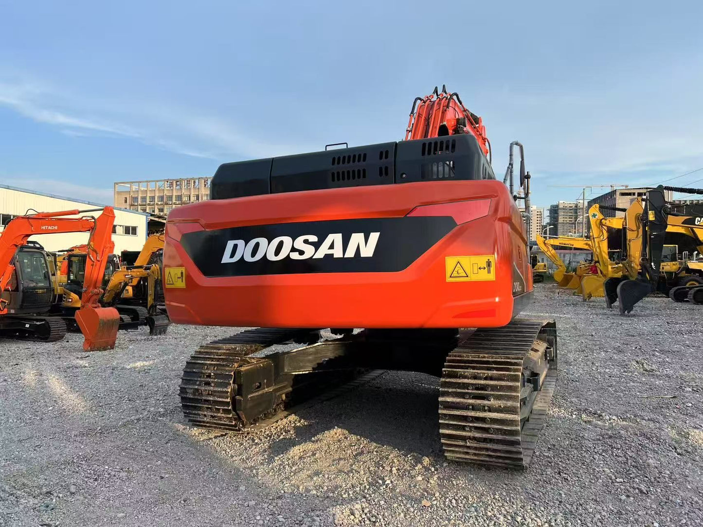 Used DOOSAN DX340LC-9C crawler excavator real inventory view 6