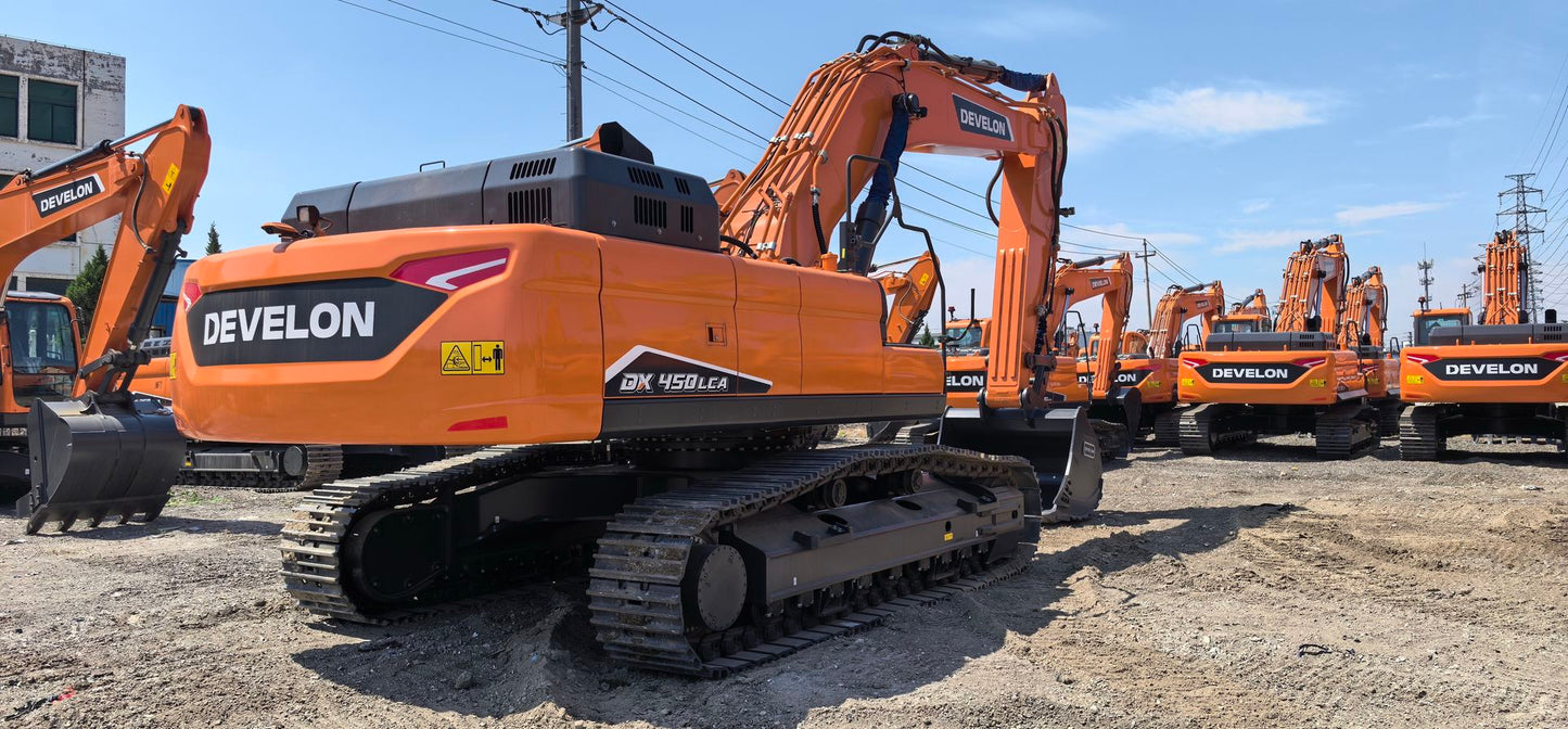 New DEVELON DX450LCA crawler excavator real inventory view 4