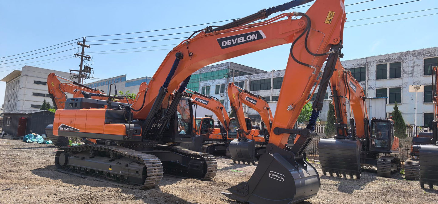 New DEVELON DX450LCA crawler excavator real inventory view 5