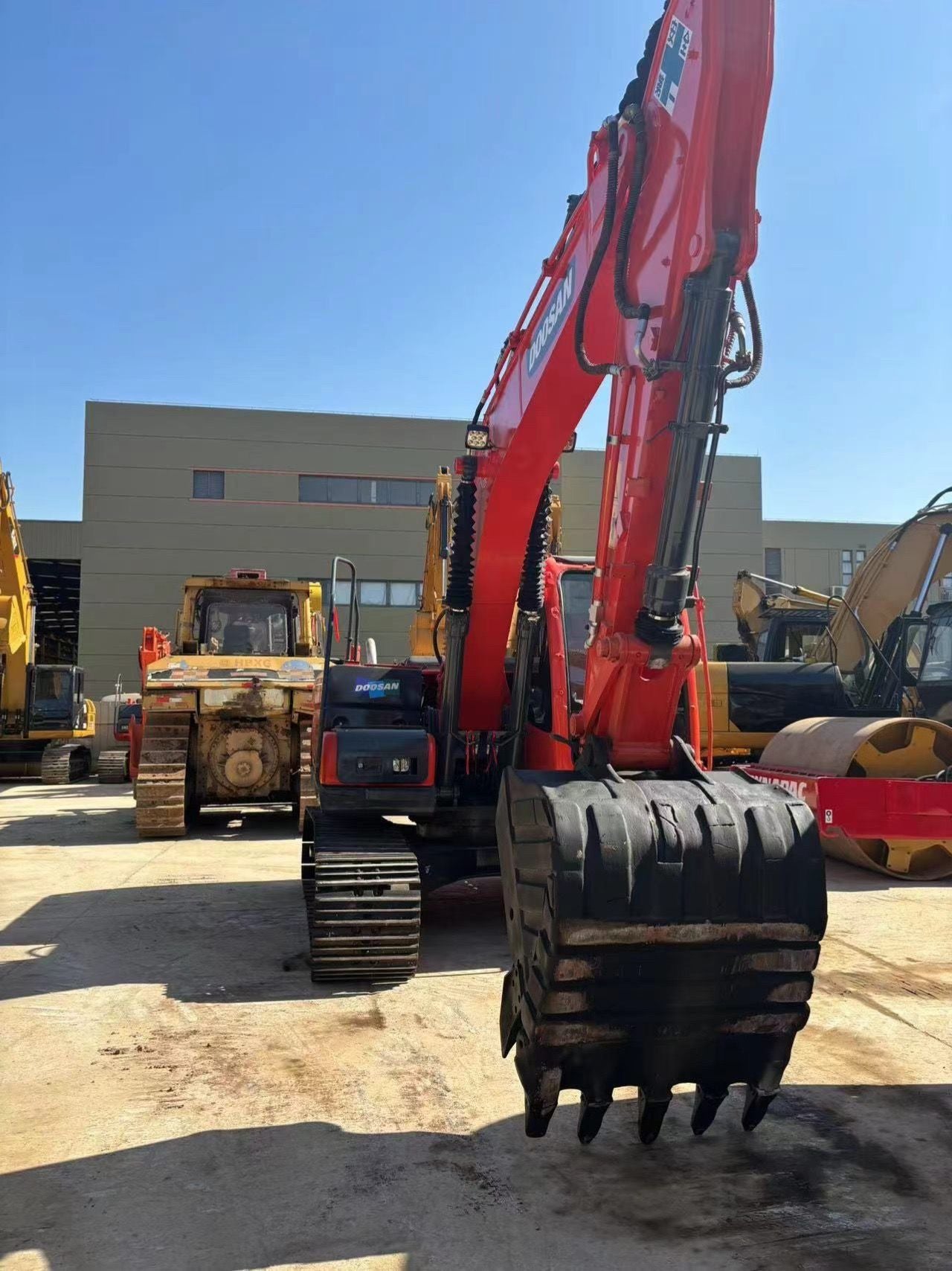 Used DOOSAN DX140LC-9C crawler excavator real inventory view 3