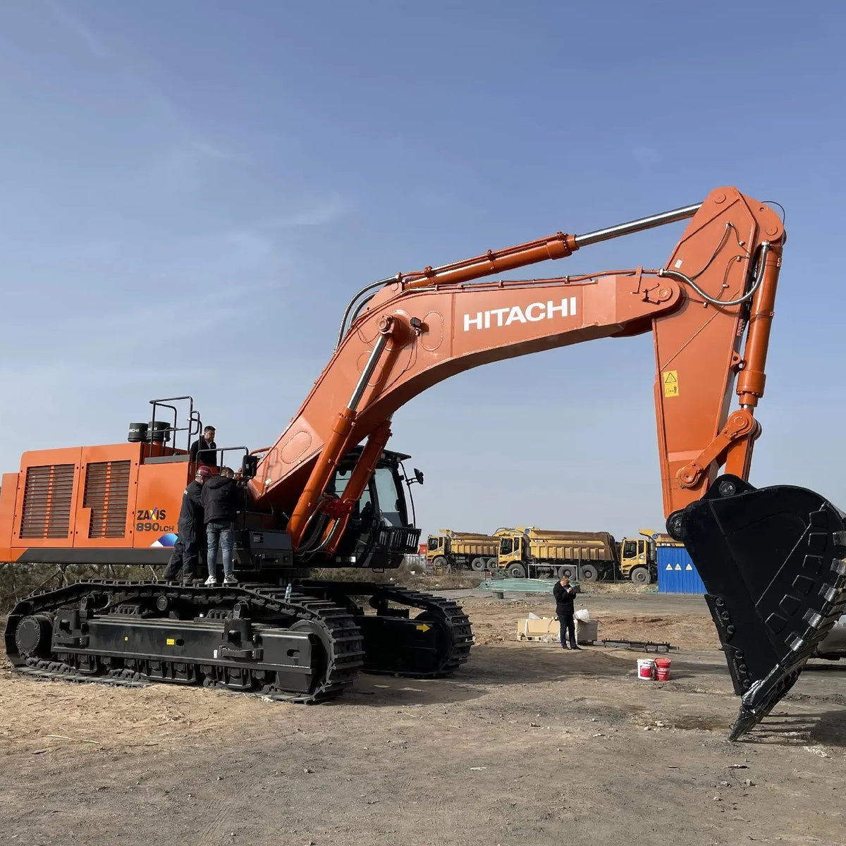 Used HITACHI ZX890LCH crawler excavator real inventory view 1